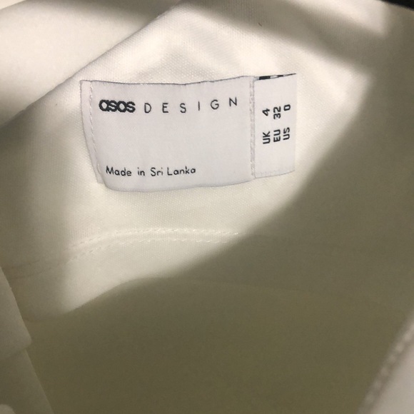 NWT ASOS bright white cold shoulder tank dress - Picture 7 of 12